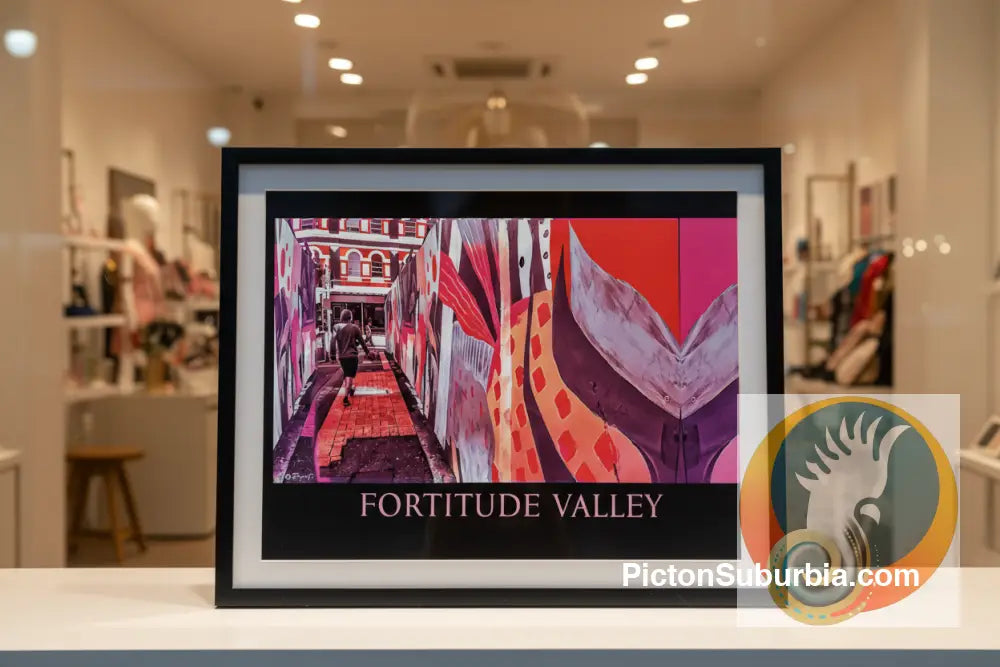 Fortitude Valley 11.00am Suburb Art print - Art Print