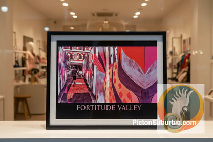 Fortitude Valley 11.00am Suburb Art print - Art Print