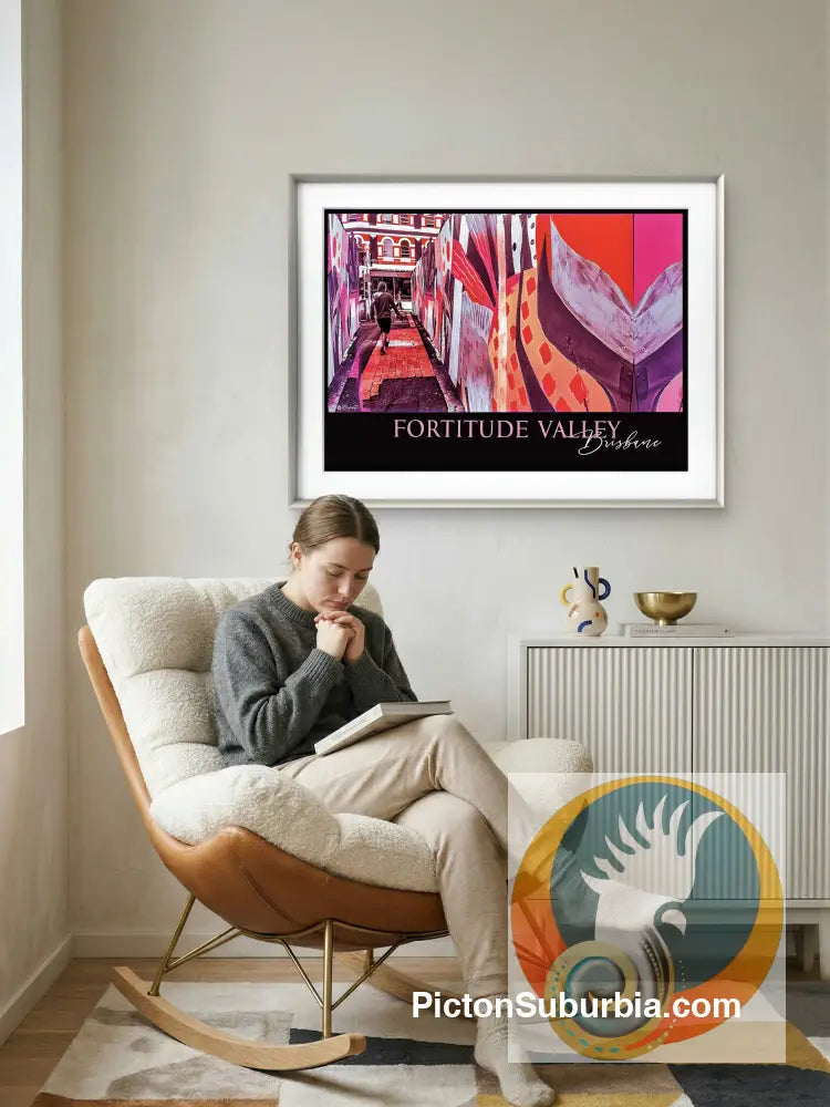 Fortitude Valley 11.00am Art print - Art Print