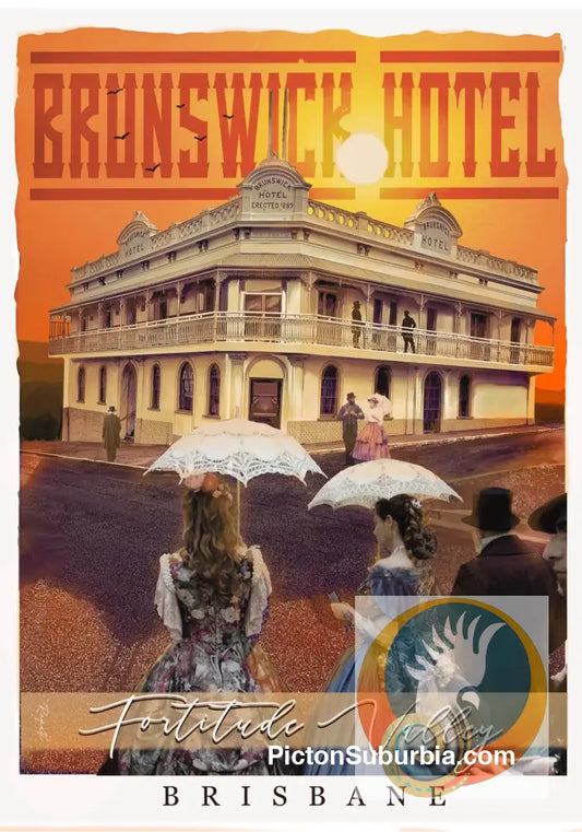 Fortitude Valley: Brunswick Hotel Art print - A4 - Physical good