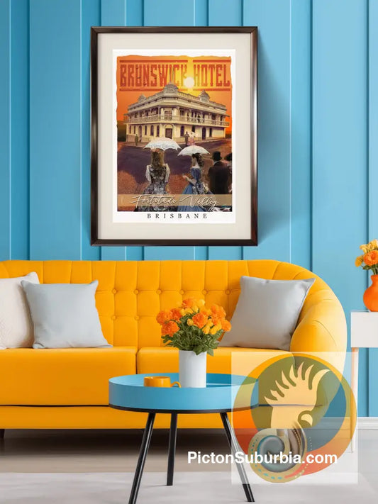 Fortitude Valley: Brunswick Hotel Art print - Physical good