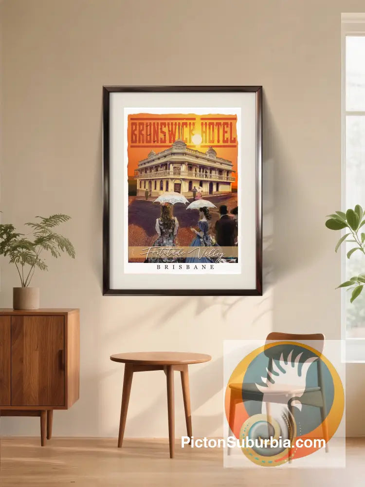 Fortitude Valley: Brunswick Hotel Art print - Physical good