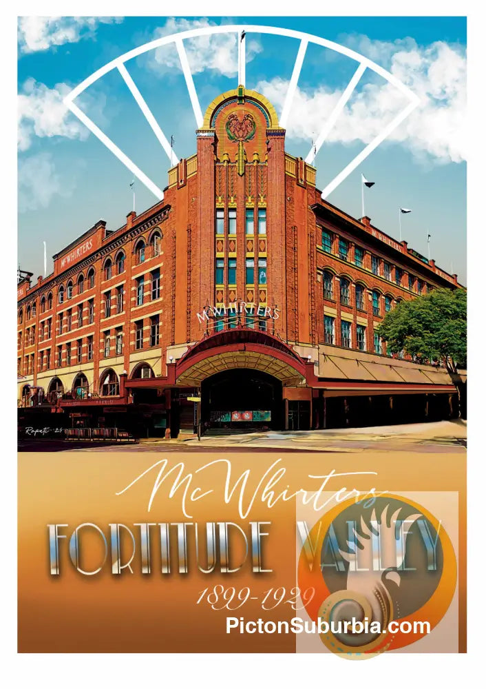 Fortitude Valley: McWhirters Art print - A4 - Physical good