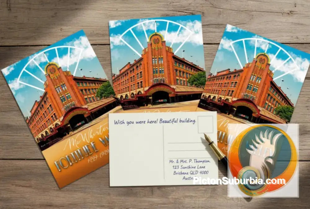 Fortitude Valley: McWhirters Postcard: (A6 Standard or A5 Larger Card / Set of 5) - Physical good