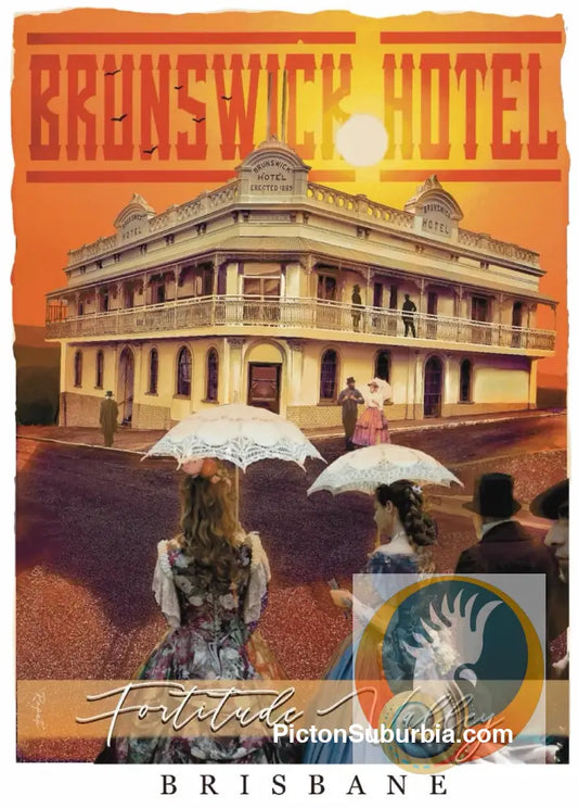 Fortitude Valley: The Brunswick Hotel Postcard. / Set of 5 / A6 or A5 / A6 Standard - Physical good