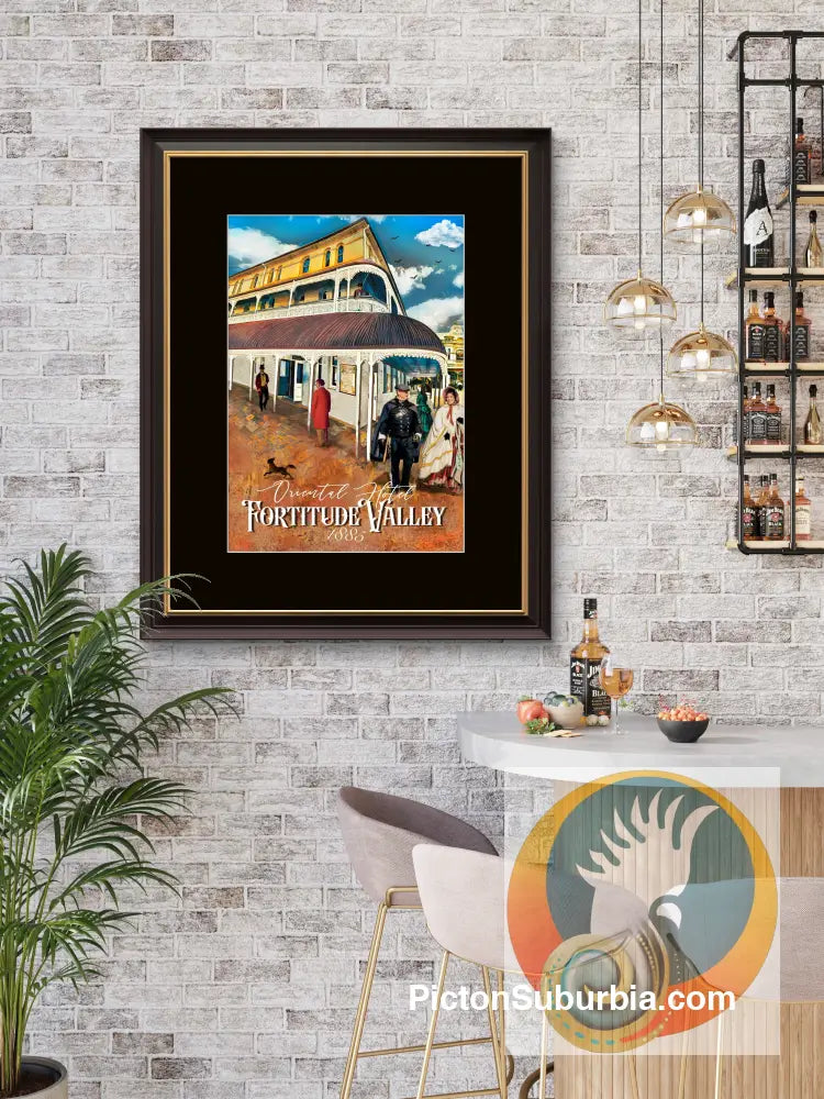 Fortitude Valley: The Oriental Hotel 1885 - Art print - Art Print
