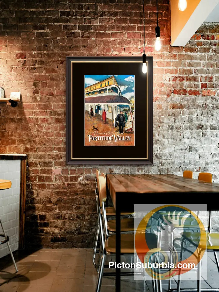 Fortitude Valley: The Oriental Hotel 1885 - Art print - Art Print