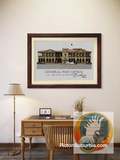 Brisbane CBD: GPO 261 Queen Street Art print - Physical good