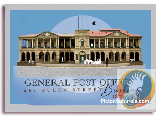 GPO 261 Queen Street: Brisbane CBD - Tea Towel - Tea Towel