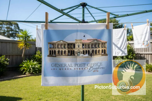 GPO 261 Queen Street: Brisbane CBD - Tea Towel - Tea Towel