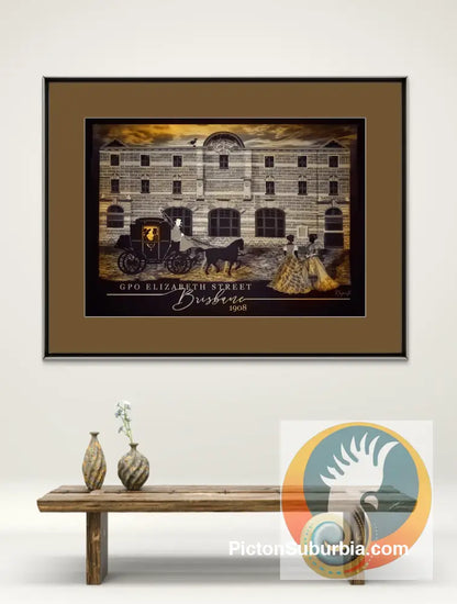 Brisbane CBD: GPO 267 Elizabeth St Art print - Physical good