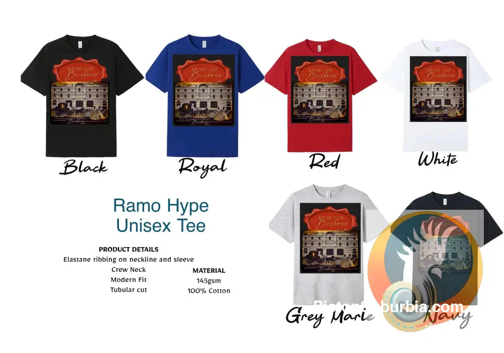 GPO Elizabeth St Brisbane CBD - Tee - Red / S - T-shirt