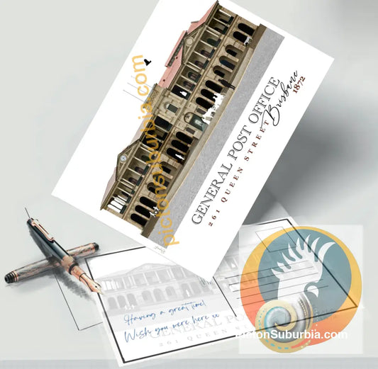 Brisbane CBD: GPO Queen Street: Postcard - Physical good