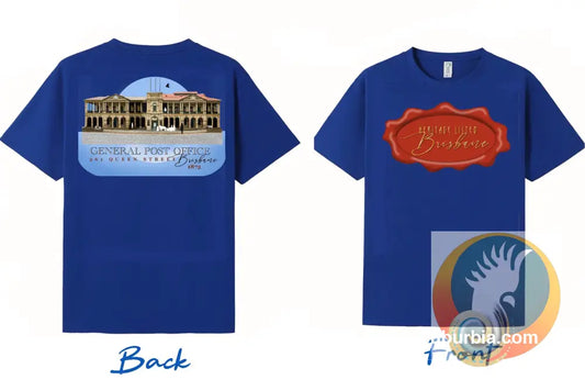 GPO Queen Street: Brisbane CBD - Tee - Royal / M - T-shirt