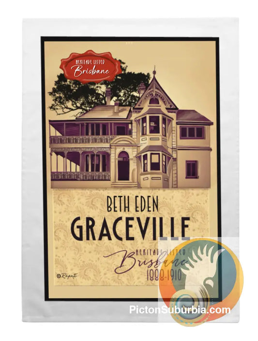 Graceville Heritage Listed: Beth Eden - Tea Towel - Tea Towel