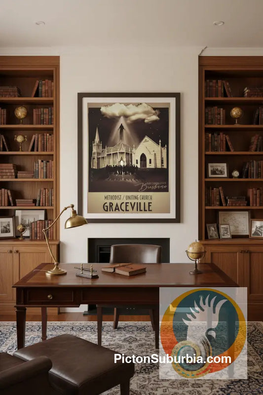 Graceville: Heritage Listed - Methodist. And Uniting Church. Art Print - Art Print
