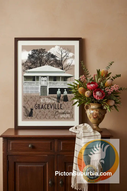 Graceville: Heritage Listed - Netherton. Art Print - Art Print
