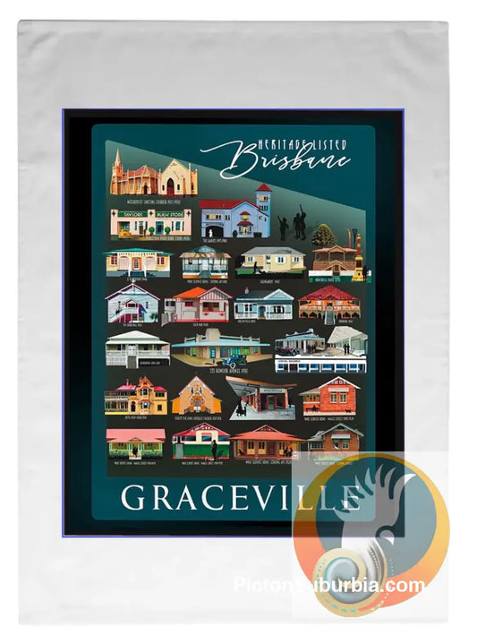 Graceville Heritage Listed Tea Towel - Physical good
