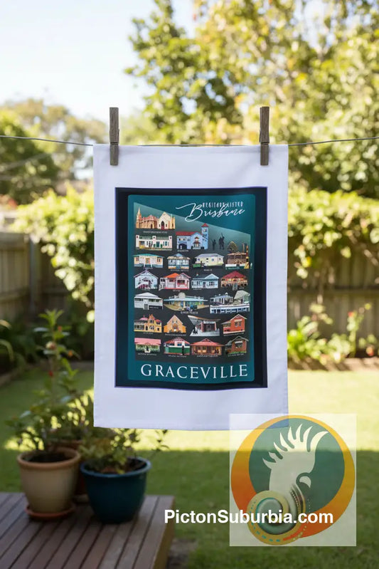 Graceville Heritage Listed Tea Towel - Physical good