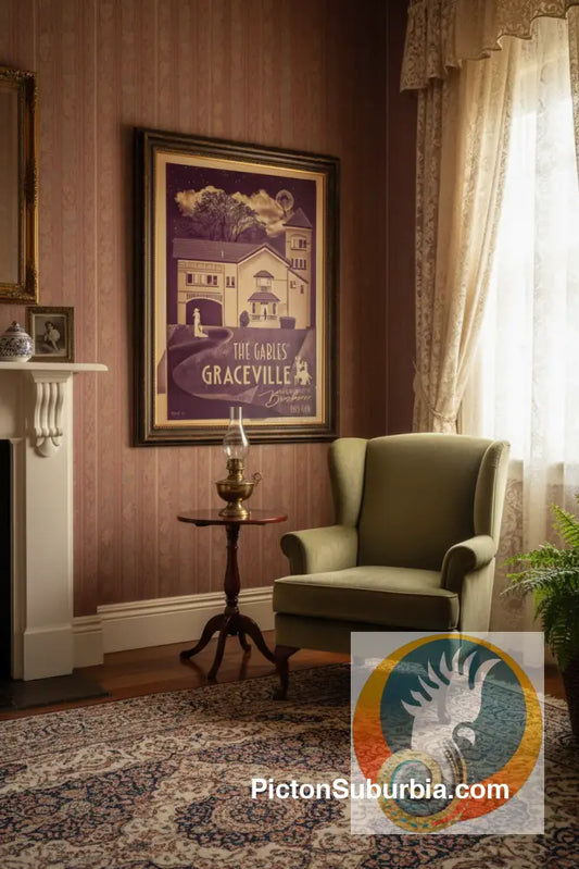 Graceville: Heritage Listed - The Gables Art Print - Art Print