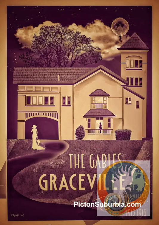 Graceville: Heritage Listed - The Gables Art Print - A3 / Sepia - Art Print