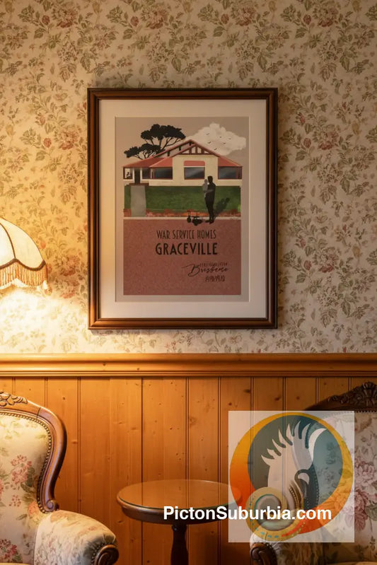 Graceville: Heritage Listed - War Service Homes #3 Art Print - Art Print