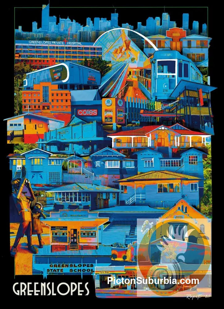 Greenslopes Greeting Card Pack / Set of 5 - Physical good