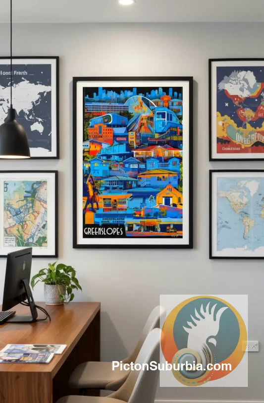 Greenslopes: Suburban Art print - Art Print