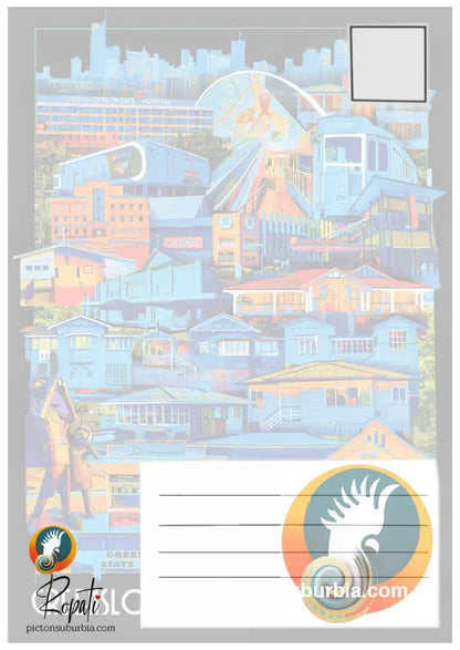 Greenslopes Suburb Postcard / Set of 5/ A6 or A5 / Postcard