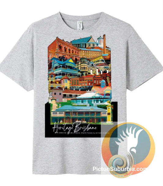 Heritage-Listed CBD 1: Tee - Small / Grey Marle - T-shirt