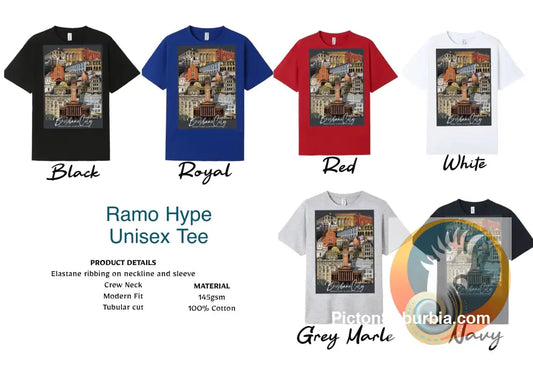 Heritage-Listed CBD Collage: Brisbane -Tee - T-shirt