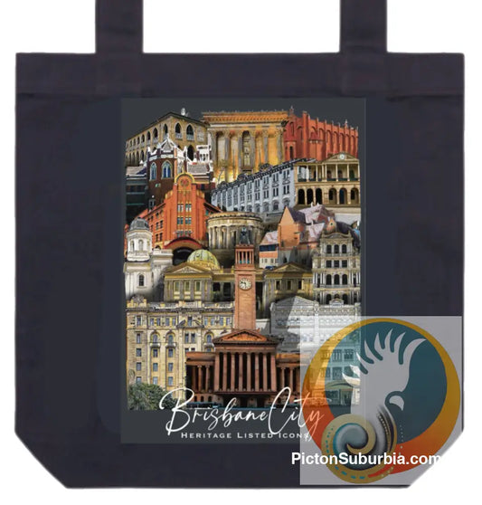 Heritage-Listed CBD Collage 1: Brisbane - Tote - ToteBag