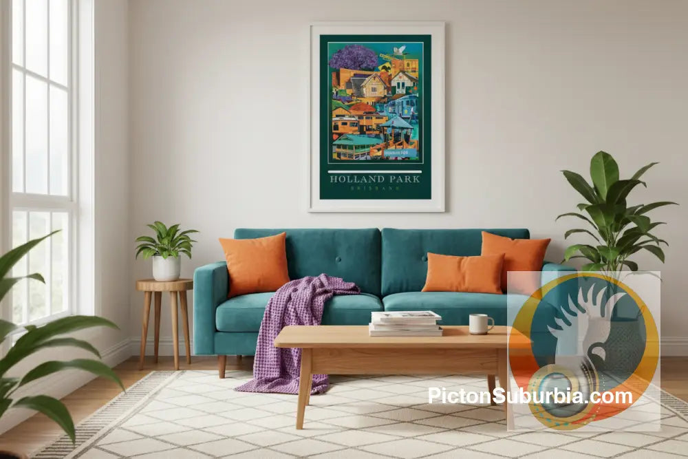 Holland Park: Suburb Art print