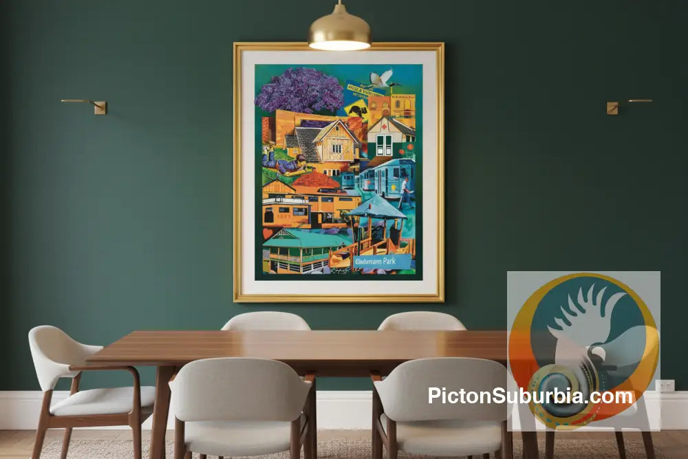 Holland Park: Suburb Art print
