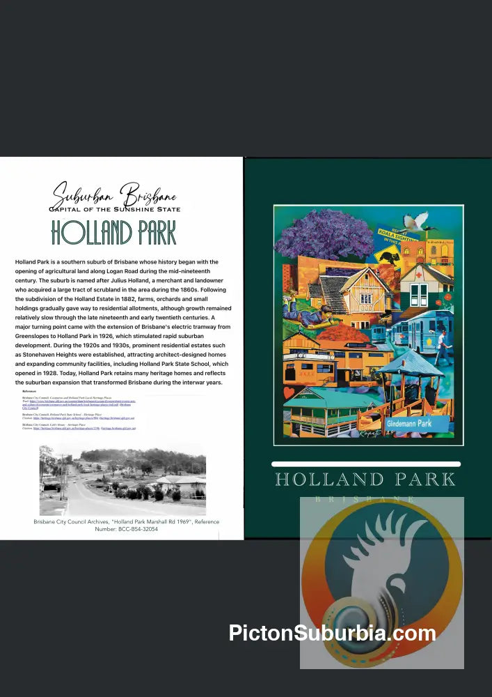 Holland Park Suburb - Greeting card Pack / Set of 5 - greeting Card