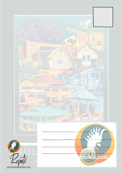 Holland Park Suburb Postcard / Set of 5/ A6 or A5 / Postcard