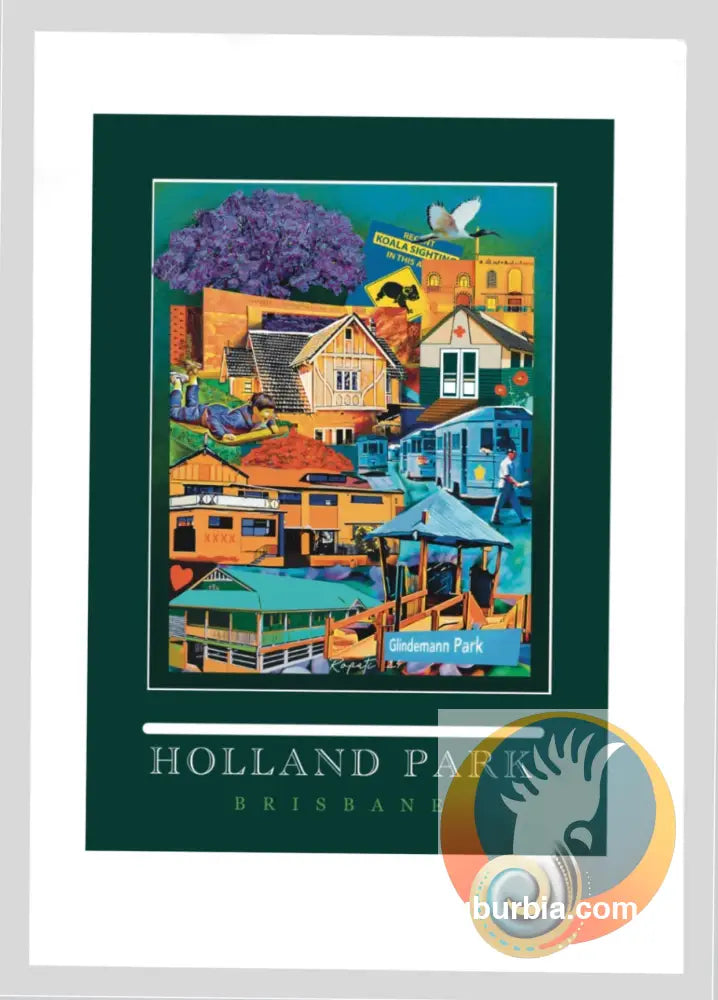 Greenslopes Suburb: Tea Towel - Tea Towel