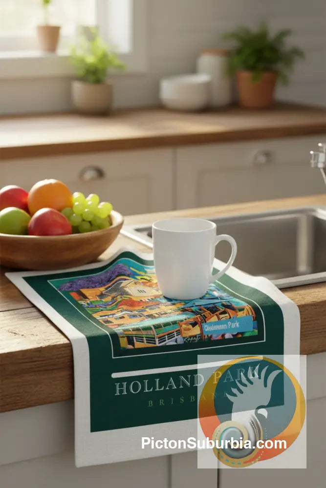 Greenslopes Suburb: Tea Towel - Tea Towel