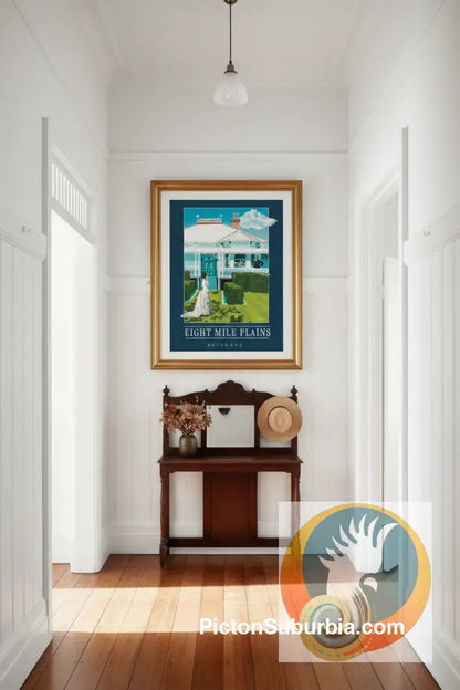 Eight Mile Plains: Hughesville Art print - Physical good