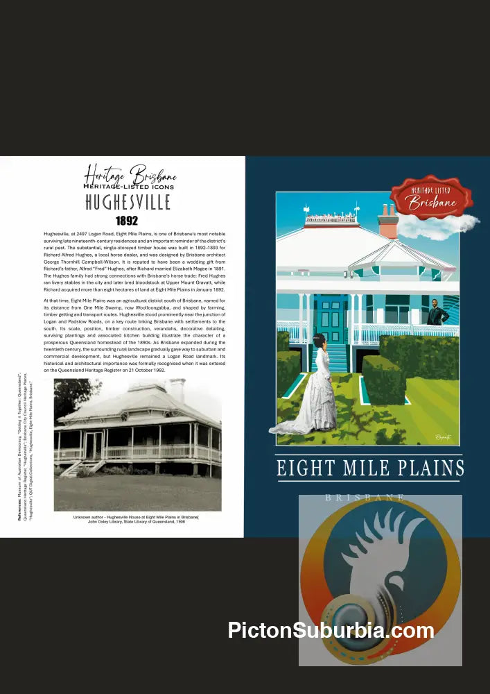 Hughesville: Eight Mile Plains - Greeting card Pack / Set of 5 - greeting Card