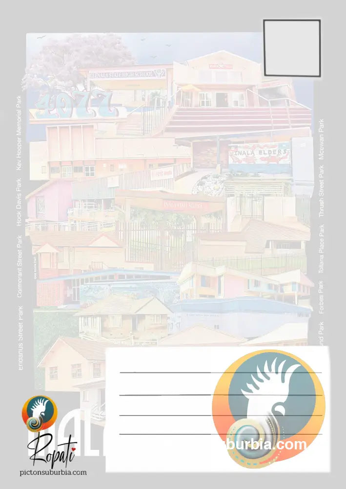 Inala Suburb Postcard / Set of 5/ A6 or A5 / Postcard