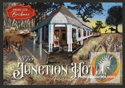 Junction Hotel: Annerley - Postcard (A6 Standard or A5 Larger Card / Set of 5) - Physical good
