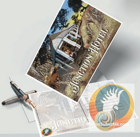 Annerley: Junction Hotel Postcard (A6 Standard or A5 Larger Card / Set of 5) - A6 Standard Postcard - Physical good