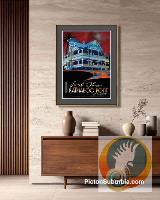 Kangaroo Point: Lamb House (1902-1909) Art print - Art Print