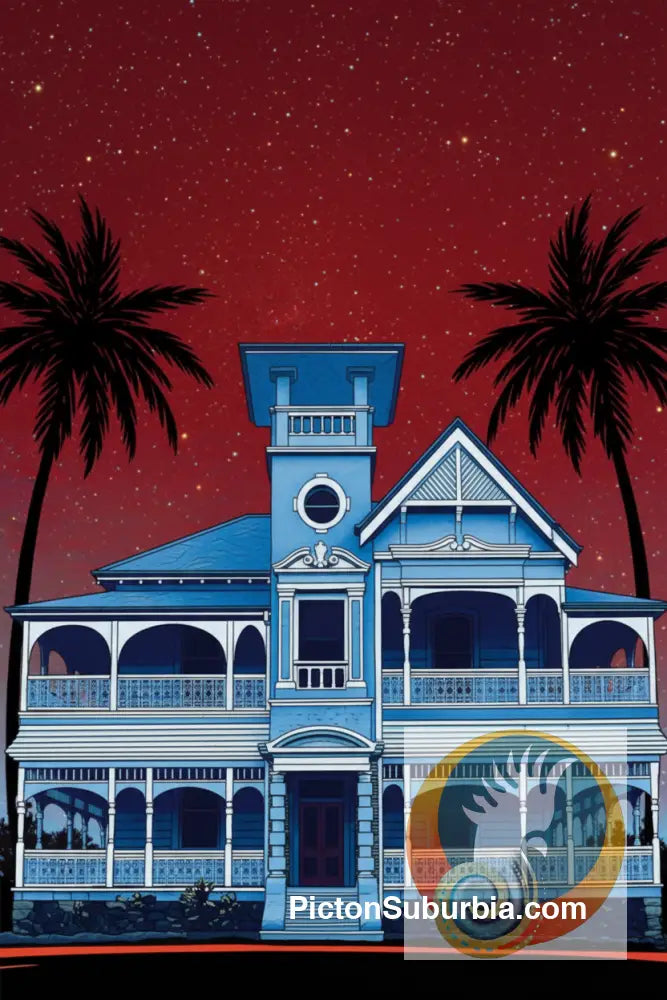 Kangaroo Point: Lamb House (1902-1909) Art print - Art Print