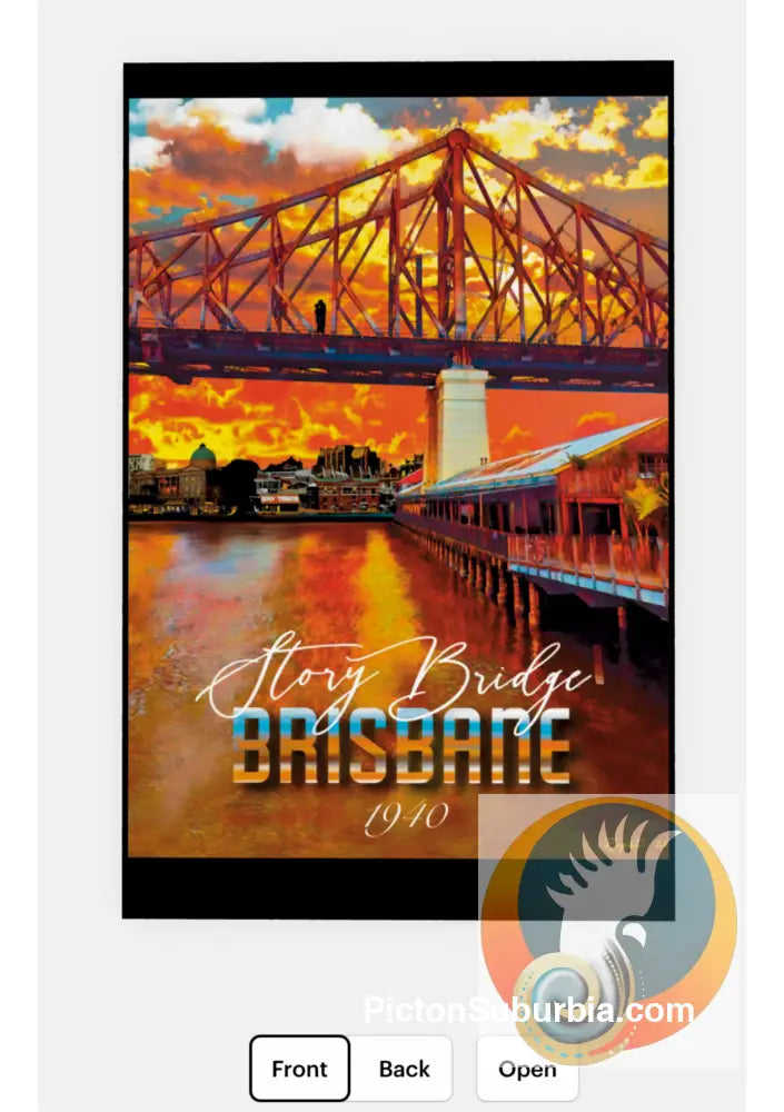 Kangaroo Point: Story Bridge Greeting Card Pack / Set of 5 - Physical good