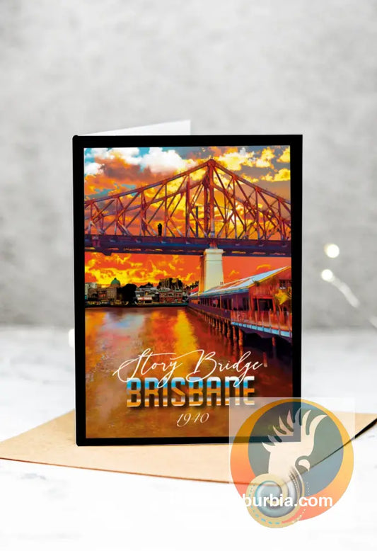 Kangaroo Point: Story Bridge Greeting Card Pack / Set of 5 - Physical good