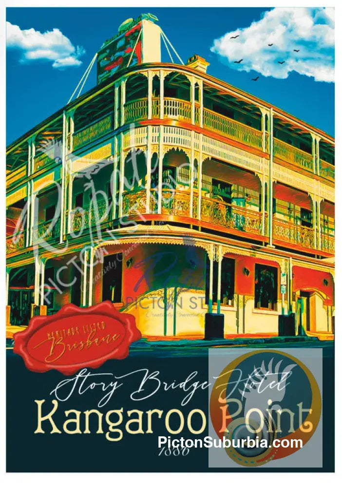 Kangaroo Point: Story Bridge Hotel Greeting Card Pack / Set of 5 - Physical good