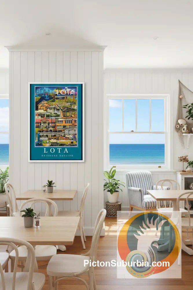 Lota: Suburban Art print - Physical good