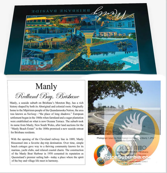 Manly Queensland Greeting Card Pack / Set of 5 - Physical good